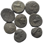 Griechische Münzen - Lots.


Unter anderem: Verschiedene Herrscher (Königreich Makedonien).

Lot (8 Stück): Bronze; ca. 4. - 3. Jhdt. v. Chr.

...