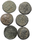 Griechische Münzen - Lots.


Amisos (Pontos) Amastris / Sinope (Paphlagonien).

Lot (6 Stück): Bronze; ca. 2. - 1. Jhdt. v. Chr.

Sehr schön - ...