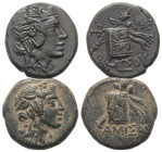 Griechische Münzen - Lots.


Amisos (Pontos).

Lot (2 Stück): Bronze; ca. 2. - 1. Jhdt. v. Chr.

Sehr schön - fast sehr schön.

Verkauft wie ...