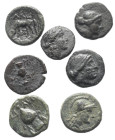 Griechische Münzen - Lots.


Unter anderem: Kyme / Myrina (Aiolis).

Lot (7 Stück): Bronze; ca. 4. - 2. Jhdt. v. Chr.

Sehr schön - fast sehr s...