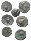 Griechische Münzen - Lots.


Unter anderem: Aigai / Myrina (Aiolis).

Lot (7 Stück): Bronze; ca. 3. - 1. Jhdt. v. Chr.

Sehr schön - fast sehr ...