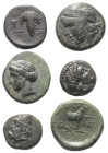 Griechische Münzen - Lots.


Unter anderem: Aigai (Aiolis) / Alexandreia / Birytis (Troas).

Lot (6 Stück): Bronze; ca. 3. - 1. Jhdt. v. Chr.

...