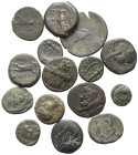 Griechische Münzen - Lots.


Unter anderem: Ilion (Troas) / Apameia (Phrygien) / Antiochia (Seleukis und Pierien).

Lot (15 Stück): Bronze; ca. 3...