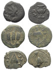Griechische Münzen - Lots.


Judäa.

Lot (3 Stück): Bronze, ca. 1. Jhdt. n. Chr.

Sehr schön - fast sehr schön.

Verkauft wie besehen, keine ...