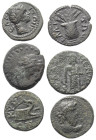 Provinzialrömische Münzen - Lots.


Unter anderem: Aiolis.

Lot (6 Stück): Bronze; 1. - 3. Jhdt. n. Chr.

Sehr schön - fast sehr schön.

Verk...