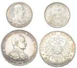Deutschland - Lots.


Deutschland nach 1871.

Kaiserreich. 
Preußen - Königreich (1701 - 1871). Wilhelm II. (1888 - 1918).

Lot (2 Stück, Silb...