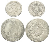 Österreich - Lots.


Habsburger bis 1806. 
Leopold I. (1658 - 1705) und Leopold II. (1790 - 1792).

Lot (2 Stück, Silber): XV Kreuzer 1664 KB un...