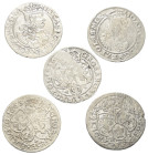 Europa - Lots.


Polen. Königreich.
Johann II. Kasimir (1649-1668).

Lot (5 Stück, Silber): 
Sechsgröscher (Szostak). 1662 TT, 1663 AT (2x), 16...