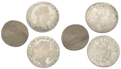 Europa - Lots.


Polen. Königreich. 
August III. (1733 - 1763) und Stanislaus August (1764 - 1795).

Lot (3 Stück, Silber 2x / Kupfer): verschie...