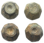 Islam - Lots.


Lot (4 Stück, Bronze): Handelsgewichte zu 10 maghrebinischen Dirhems, 13.-17. Jhdt.

Sehr schön.

Verkauft wie besehen, keine R...