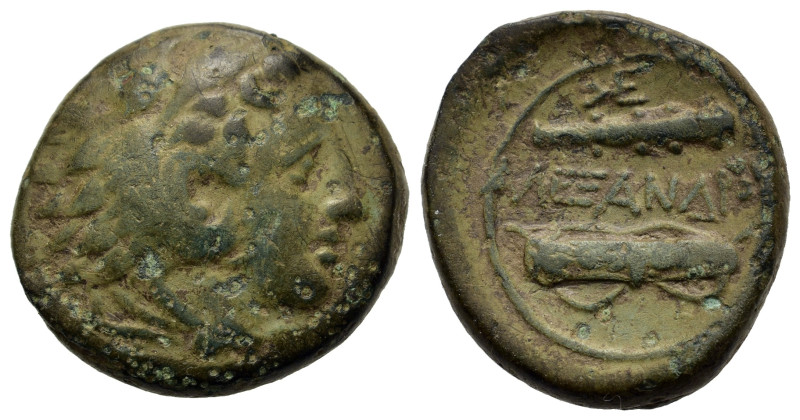 Kings of Macedon. Alexander III 'the Great' (336-323 BC). Æ (17mm 5,70g). Uncert...