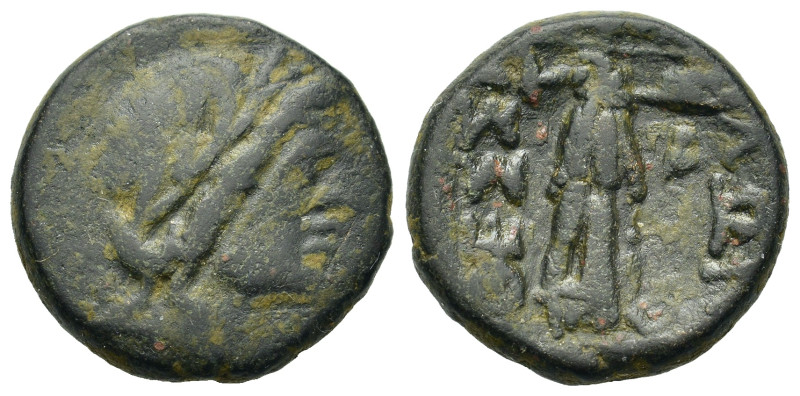 Thessaly, Thessalian League, c. 120-50 BC. Æ (19,7mm, 7.7g). Uncertain magistrat...