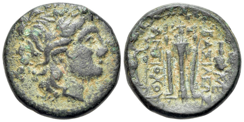 Seleukid Kings. Antiochos I Soter (281-261 BC). Æ (19mm, 6.12g, 2h). Antioch c. ...