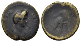 Julia Titi (Augusta, 79-91). Ionia, smyrna. Æ (20,4mm, 4.7g). L. Mestrius Florus, proconsul. Struck 88/89 AD. Draped bust right. R/ EPI FLWROV ANQ-V Z...