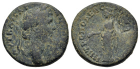 Antoninus Pius (138-161). Cilicia, Tarsos. Æ (22,2mm, 7.2g). Laureate head r. R/ Turreted Tyche standing l., holding cornucopia and patera.