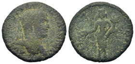 Caracalla (198-217). Uncertain mint. Æ (23mm, 5g). Laureate bust r. R/ Homonoia standinf l., holding cornucopia and patera.