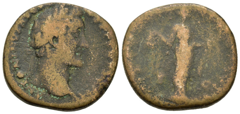 Antoninus Pius (138-161). Æ Sestertius (31,5mm, 20.3g). Rome, AD 154-155. Laurea...