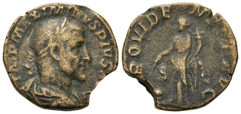 Maximinus I (235-238). Æ Sestertius (28,9mm, 16g). Rome, AD 236. Laureate, drape...