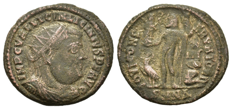 Licinius I (308-324). Æ Follis (19mm, 3g). Nicomedia. Radiate, draped and cuiras...