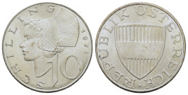 Austria. Second Republic. 10 Shilling 1971 (26,8mm, 7.5g). KM 2882.