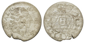 Germany. Charles Albert (1725-1746). AR 1 Kruezer 1737 (14,8mm, 0.6g). KM 399.