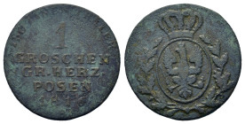 Germany. Prussian Partition of Poland (Polish States). Friedrich Wilhelm III (1797-1840). 1 Groschen 1816 A (20mm, 2.2g). KM 30.