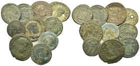 Lot of 10 Roman Imperial Æ coins, to be catalog. Lot sold as is, no return.