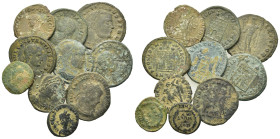 Lot of 10 Roman Imperial Æ coins, to be catalog. Lot sold as is, no return.