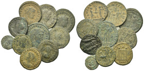 Lot of 10 Roman Imperial Æ coins, to be catalog. Lot sold as is, no return.