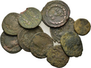 Lot of 10 Roman Imperial Æ coins, to be catalog. Lot sold as is, no return.