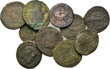 Lot of 10 Roman Imperial Æ coins, to be catalog. Lot sold as is, no return.