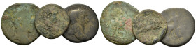 Lot of 3 Roman Imperial Æ coins, to be catalog. Lot sold as is, no return.