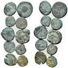 Lot of 10 Roman Imperial Æ coins, to be catalog. Lot sold as is, no return.