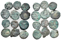 Lot of 12 Roman Imperial Æ coins, to be catalog. Lot sold as is, no return.