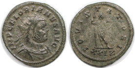 Römische Münzen, MÜNZEN DER RÖMISCHEN KAISERZEIT. Florianus. Antoninianus 276 n. Chr. (4,1 g. 22 mm) Vs.: IMP C FLORIANVS AVG, Büste mit Strahlenkrone...