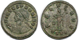Römische Münzen, MÜNZEN DER RÖMISCHEN KAISERZEIT. Probus (276-282 n. Chr). Antoninianus, Ticinum. (3,89 g. 22,5 mm) Vs.: VIRTVS PROBI AVG, Strahlenbüs...