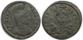 Römische Münzen, MÜNZEN DER RÖMISCHEN KAISERZEIT. Crispus (317-326 n. Chr). Follis 320 n. Chr., Treveri (Trier). (3,52 g. 19.5 mm) Vs.: CRISPVS NOB CA...