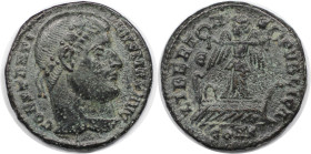 Römische Münzen, MÜNZEN DER RÖMISCHEN KAISERZEIT. Constantinus I. (307-337 n. Chr). Follis 327-328 n. Chr., Constantinople. (2.60 g. 19 mm) Vs.: CONST...