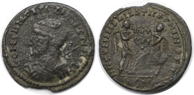 Römische Münzen, MÜNZEN DER RÖMISCHEN KAISERZEIT. Constantinus II. (337-340 n. Chr). Follis. (2.61 g. 21 mm) Vs.: CONSTANTINVS IVN N C, Helm- und Küra...