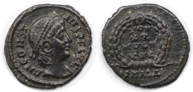 Römische Münzen, MÜNZEN DER RÖMISCHEN KAISERZEIT. Constans I. (337-350 n. Chr). Follis 347-348 n. Chr., Alexandria. (1,49 g. 16.5 mm) Vs.: DN CONSTANS...