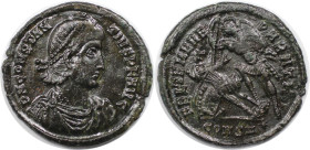 Römische Münzen, MÜNZEN DER RÖMISCHEN KAISERZEIT. Constantius II. (337-361 n. Chr). Centenionalis 348-351 n. Chr., Constantinopolis. (5.63 g. 24 mm) V...