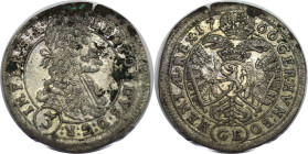 RDR – Habsburg – Österreich, RÖMISCH-DEUTSCHES REICH. Leopold I. (1657-1705). 3 Kreuzer 1700 GE, Prag. Herinek 1467. Vorzüglich. Flecken. Korrodiert. ...