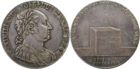 Altdeutsche Münzen und Medaillen, BAYERN / BAVARIA. Maximilian I. Joseph (1806-1825). Konv.-Taler 1818. Verfassung. Silber. 27,76 g. Dav. 553, AKS 59,...