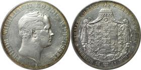 Altdeutsche Münzen und Medaillen, BRANDENBURG IN PREUSSEN. Friedrich Wilhelm IV. (1840-1861). Vereinsdoppeltaler 1843 A. Silber. Jaeger 74, AKS 69, Th...