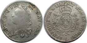 Europäische Münzen und Medaillen, Frankreich / France. Louis XV. (1715-1774). Ecu 1772 L, Bayonne. Silber. Sehr schön