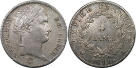 Europäische Münzen und Medaillen, Frankreich / France. Napoléon I, 1804-1814, 1815. 5 Francs 1811 A, Paris. Silber. 24,93 g. Dav. 85, Gadoury 584, Maz...