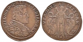 Felipe IV (1621-1665). Jetón. 1653. Amberes. (Dugn-4050). (Vq-13854). Ae. 6,19 g. Captura de Dunquerque y Barcelona (Guerra de Francia y Guerra dels S...