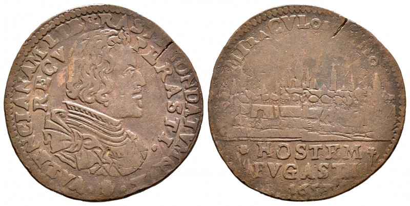 Felipe IV (1621-1665). Jetón. 1657. Amberes. (Dugn-4109). (Vq-13859). Ae. 6,01 g...