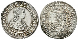 Carlos II (1665-1700). Jetón. 1678. Bruselas. (Dugn-4404). (Vq-13914). Ag. 6,48 g. Oficina de finanzas. Plata. Rara. EBC. Est...250,00.