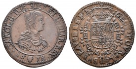 Carlos II (1665-1700). Jetón. 1678. Bruselas. (Dugn-4404). (Vq-13914). Ae. 7,02 g. Oficina de finanzas. EBC-. Est...80,00.
